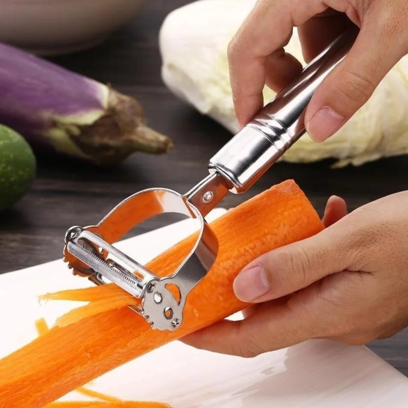High Quality Stainless Steel Veggies fruit Grater Julienne Peeler