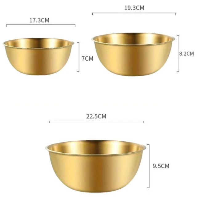 1-3 Piece Stainless Steel Bowl Set with Scale Large Capacity Mixing Bowls for Cooking Baking Food Storage Eco-Friendly Kitchen Essentials