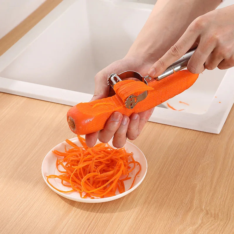 High Quality Stainless Steel Veggies fruit Grater Julienne Peeler